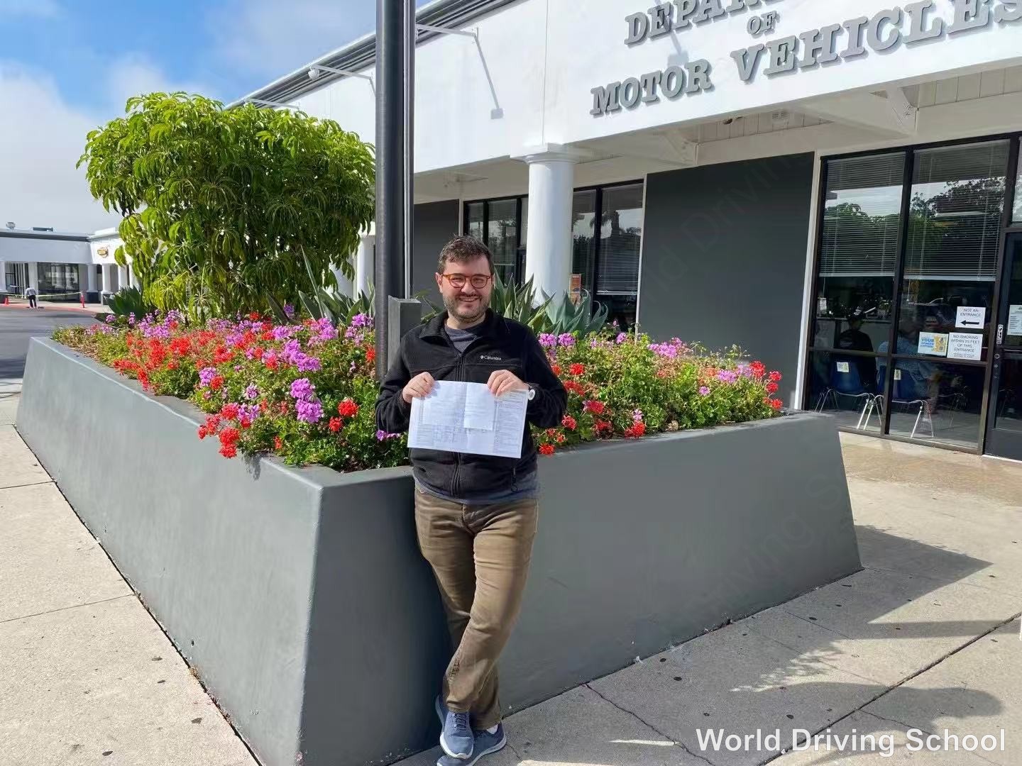 Successful driving test